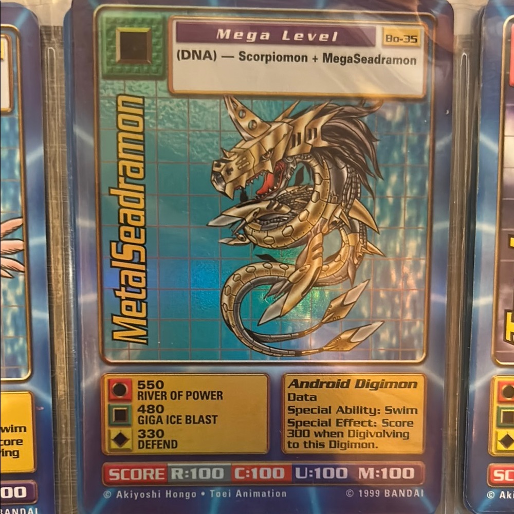MetalSeadramon Digimon Card